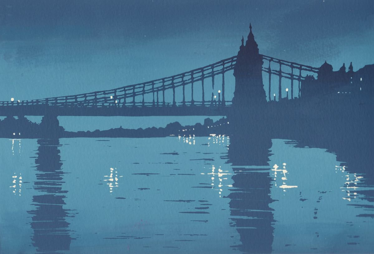 Hammersmith Bridge by Ian Scott Massie