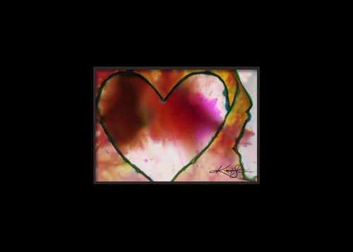 Magical Heart 888 - Abstract Heart art by Kathy Morton Stanion by Kathy Morton Stanion