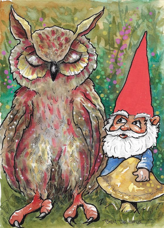 Gnome and Owl