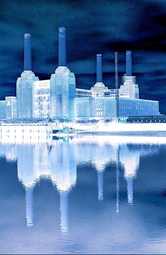 BATTERSEA BLUE X4 Limited edition  2/10 30in x 20in