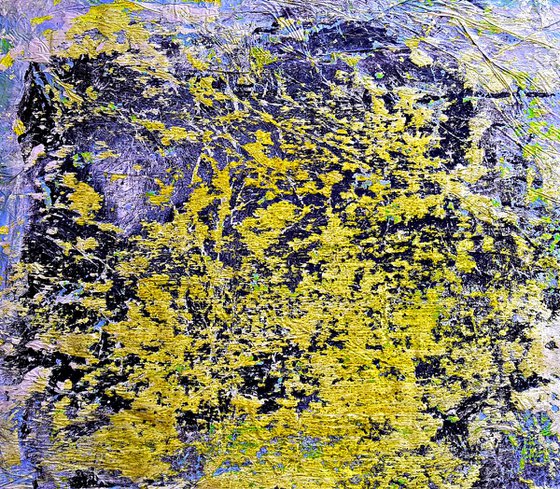 Chamomile (n.262) - 80 x 70 x 2,50 cm - ready to hang - acrylic painting on stretched canvas