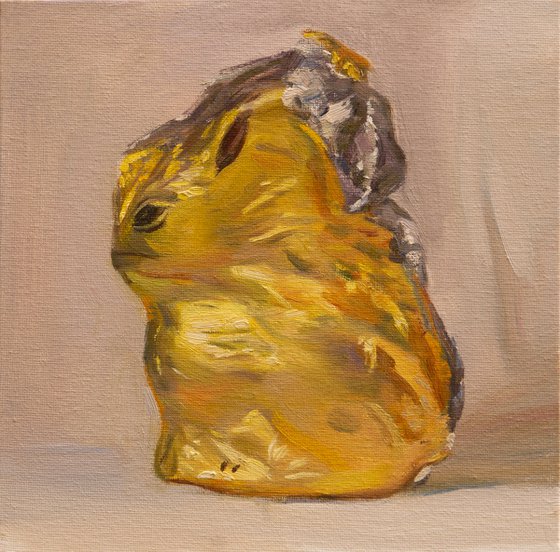 Gold Bunny 4  – Original Still Life