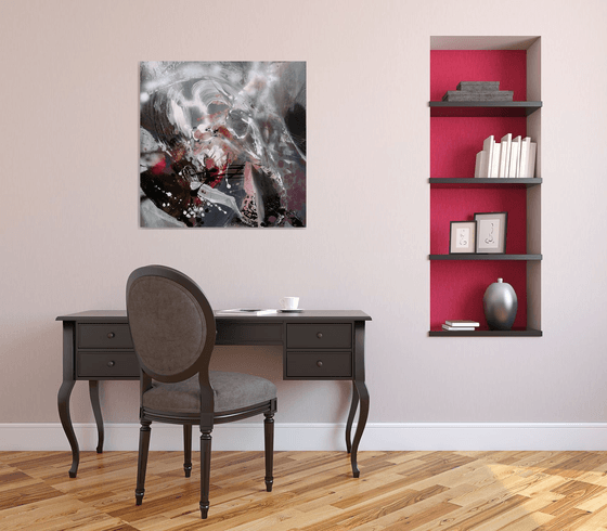 Large Unique Abstract Painting Chopin Music By Kloska
