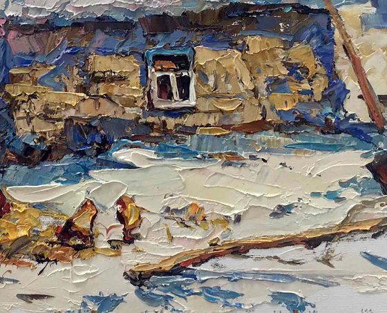 In the courtyard