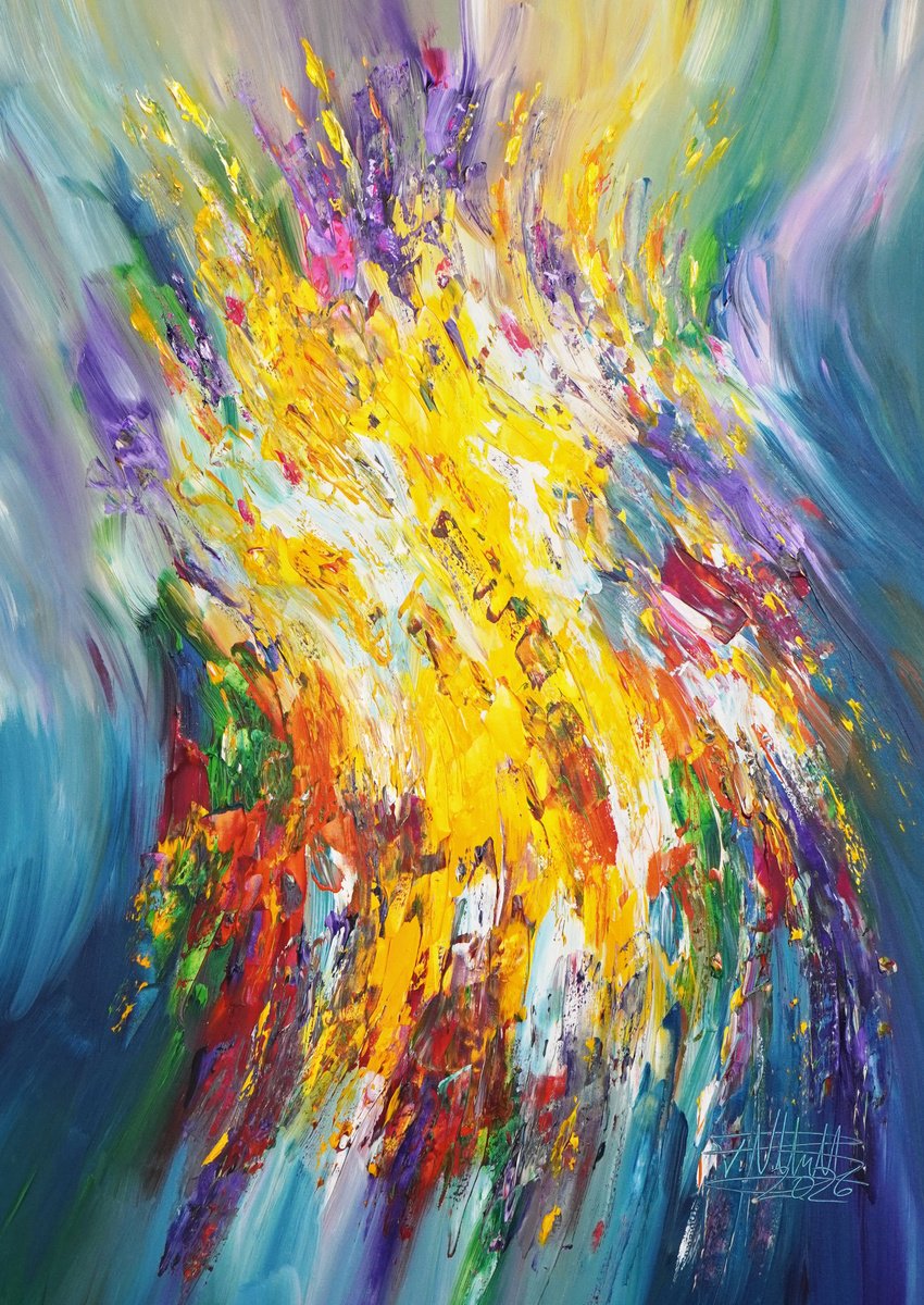 Energy Flash M 1 By Peter Nottrott, 33 X 47, Artwork For Sale On Artfinder