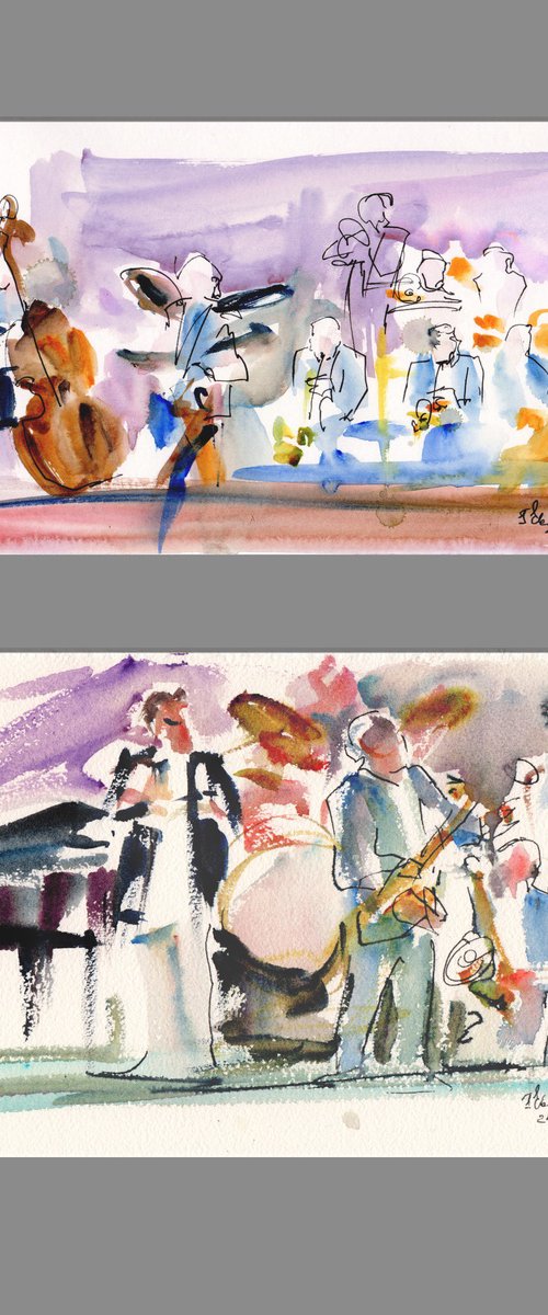 Summer jazz by Irina Bibik-Chkolian