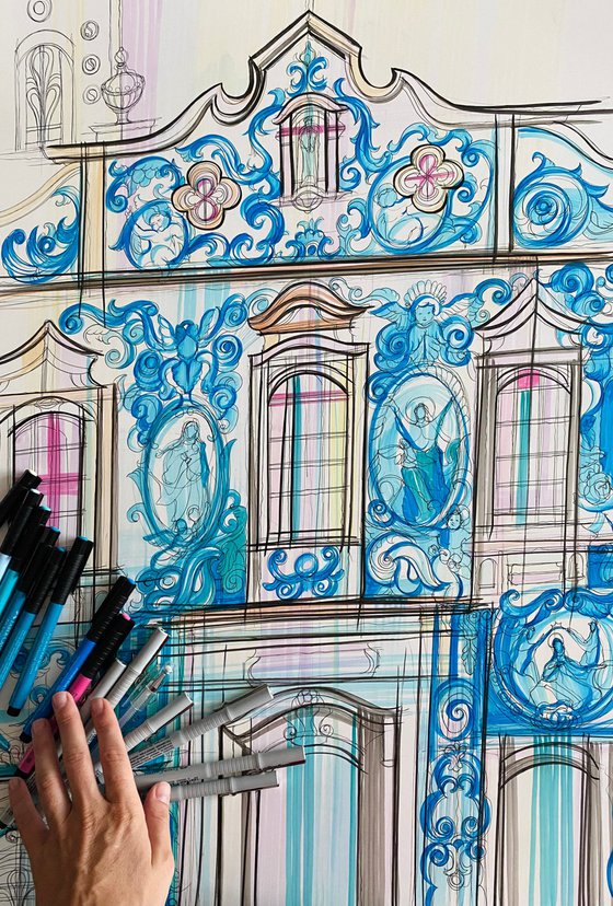 Lisbon. Azulejos Museum