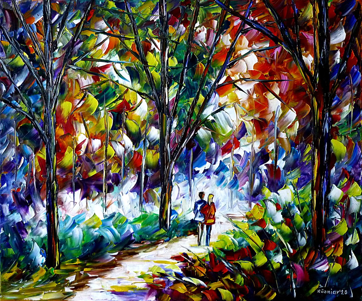 In The Colorful Park by Mirek Kuzniar