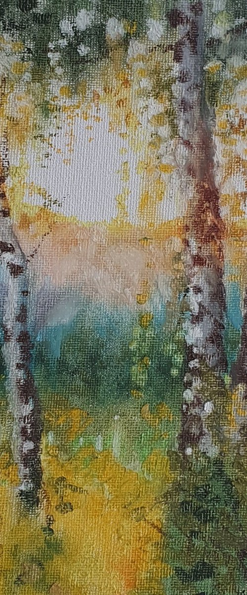 Birch grove by SoNata Art