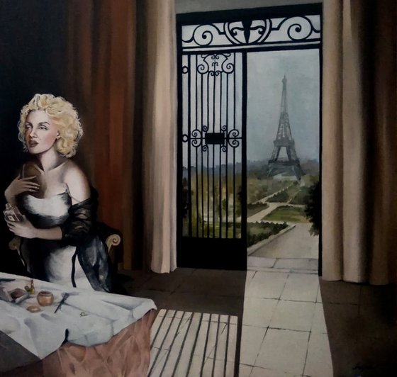 Paris - Oil painting-portrait-cityscape