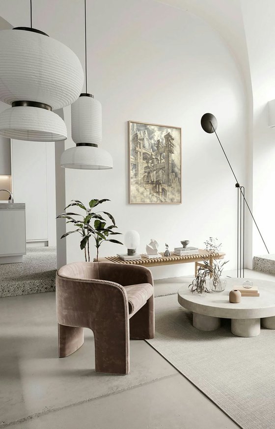 The Vertical Labyrinth. Architectural fantasy