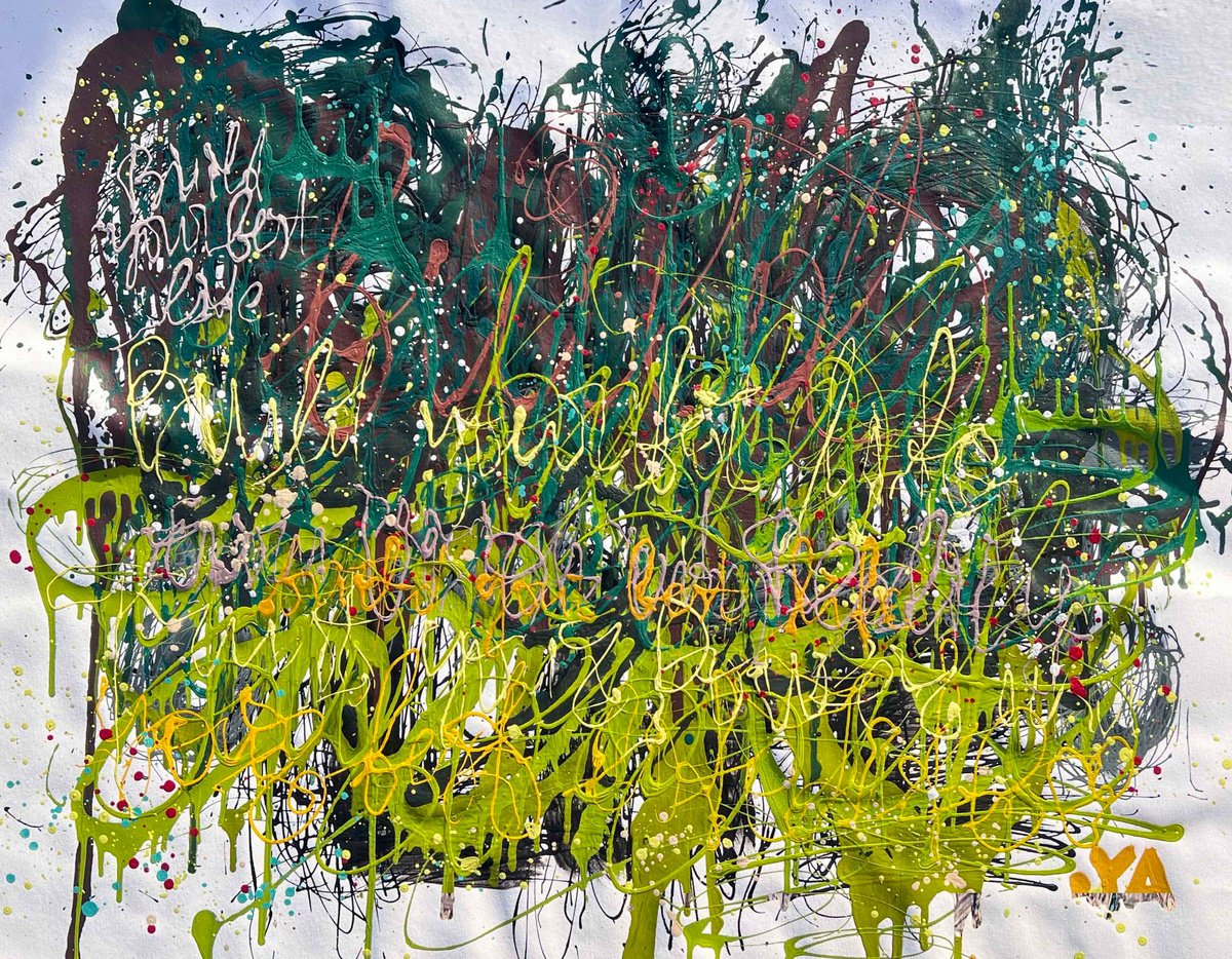 Acrylic Painting , Build Your Best Life By Bogdana Antoniuk, 54 X 41, Artwork For Sale On Artfinder