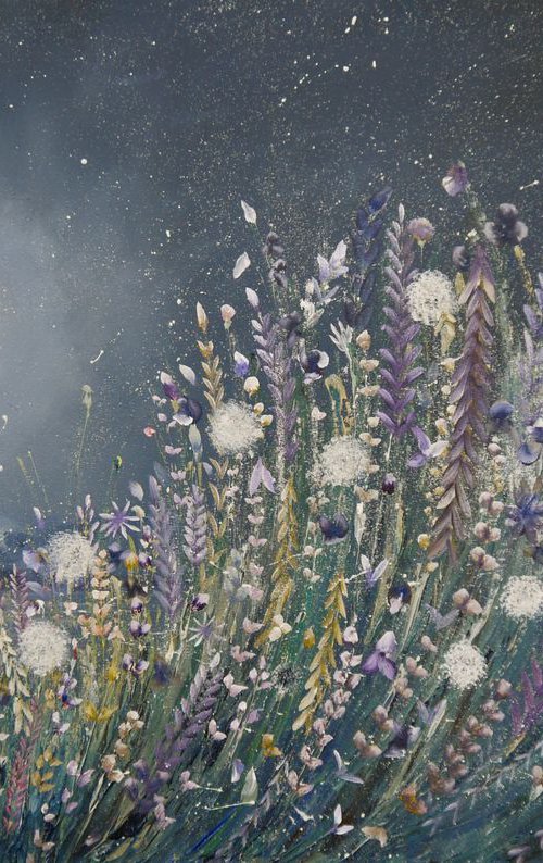 Moonlight over the mountains by Emma Sian Pritchard