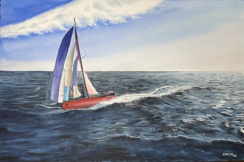 Sailing in the Wind. by Erkin Yılmaz