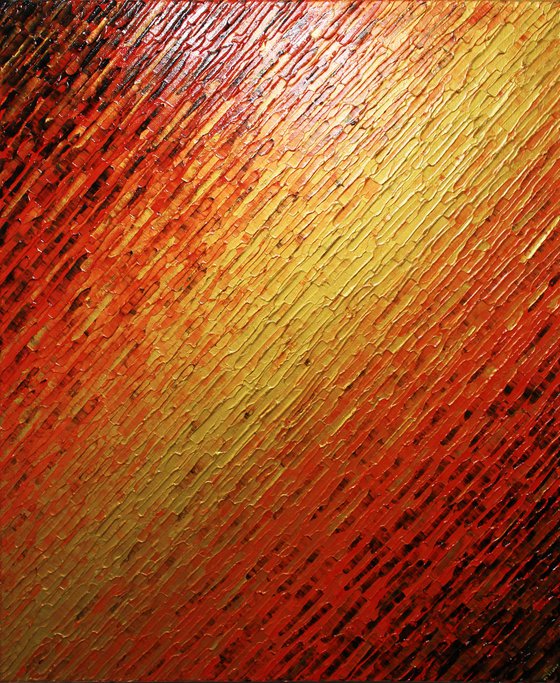 Gold orange knife texture