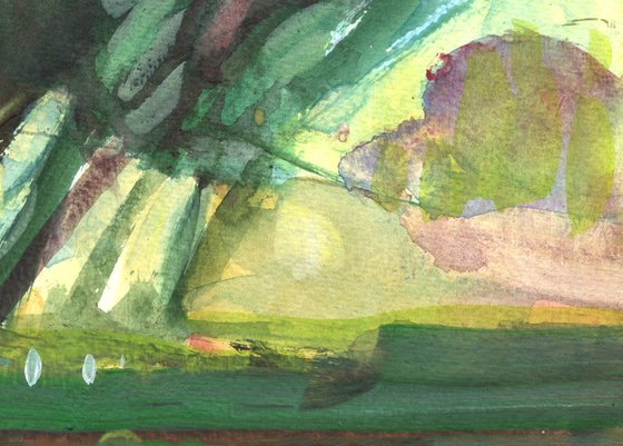 Pink Cottage in the Forest