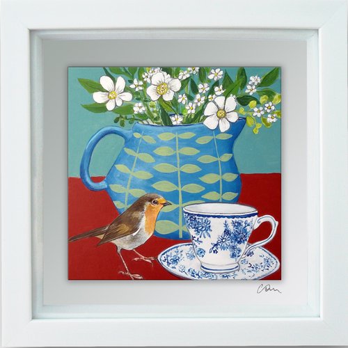 Mr Robin comes to tea by Carolynne Coulson