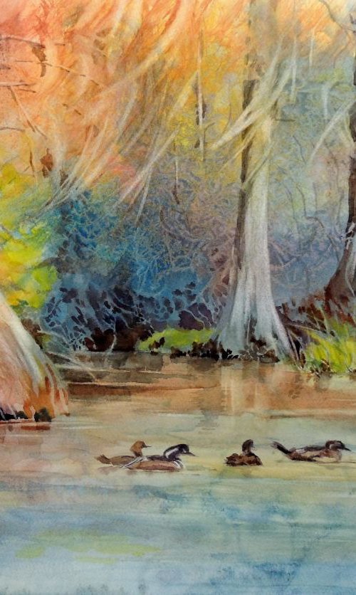 Windy Day on the Wakulla by Yoshiko Murdick