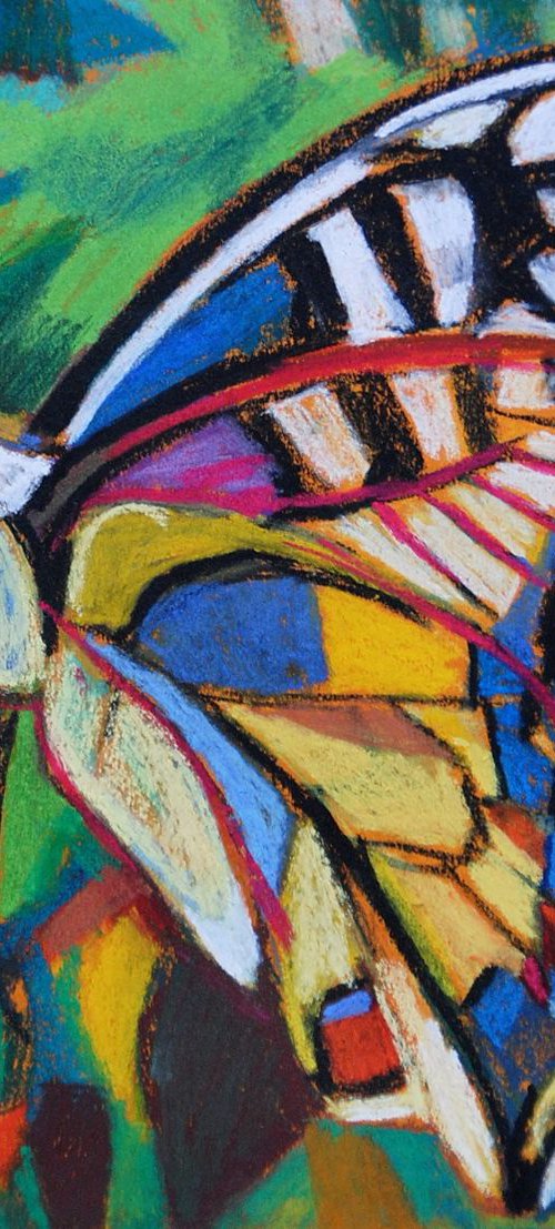 Butterfly 2 / 32 X 30.7 cm by Maja Đokić Mihajlović