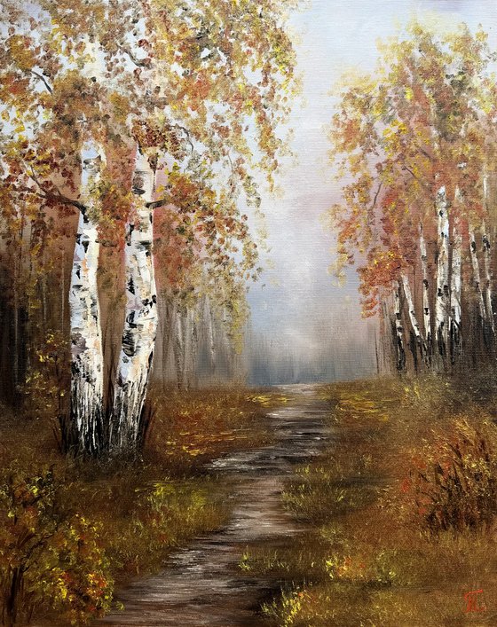 Golden Birches