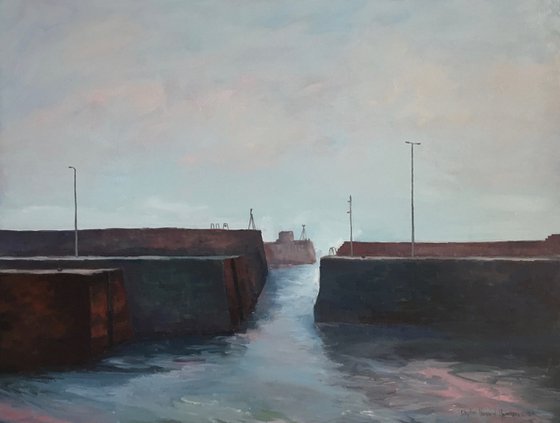 'St Monans Harbour, Calm Day'