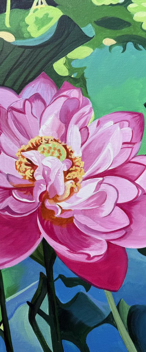 lotus flower by Joseph Lynch