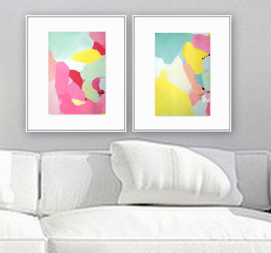 2 Original Acrylic Artworks.