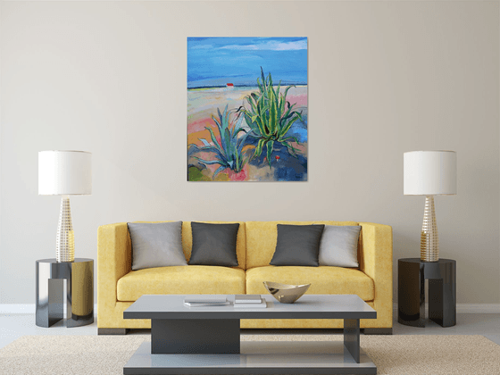 Landscape with Agave