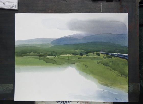 Green grass, blue sky express-ed