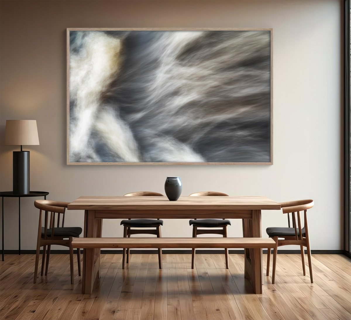 Abstract Photograph By Karim Carella, 51 X 35", Panta Rei (Studio 2), Original Artwork