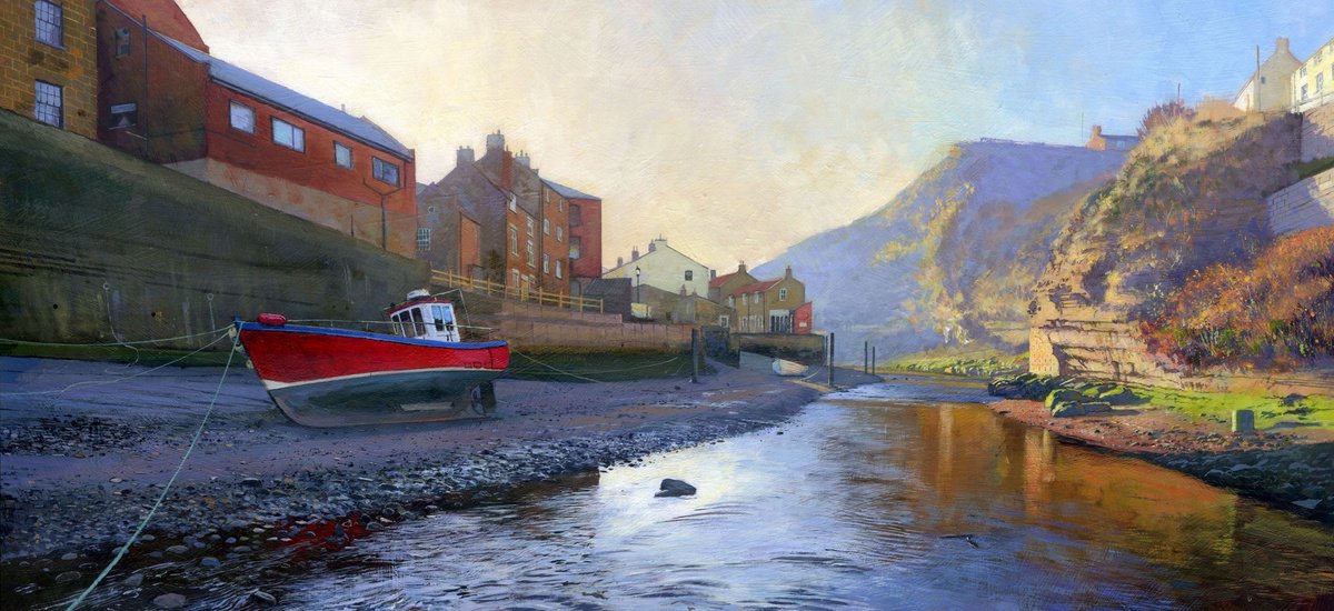 Staithes Beck Winter by James McGairy