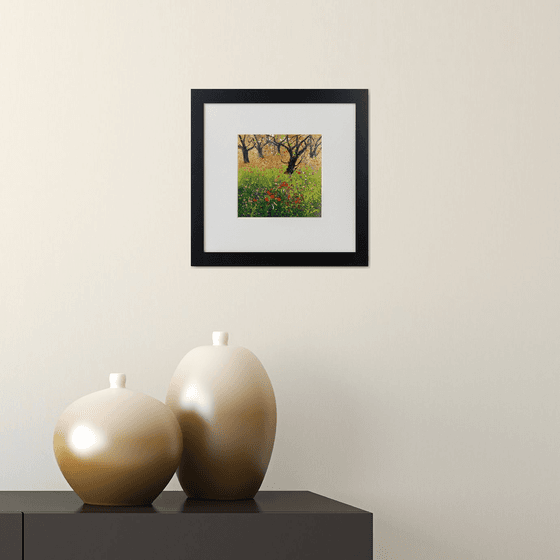 Seasons Autumn Orchard framed