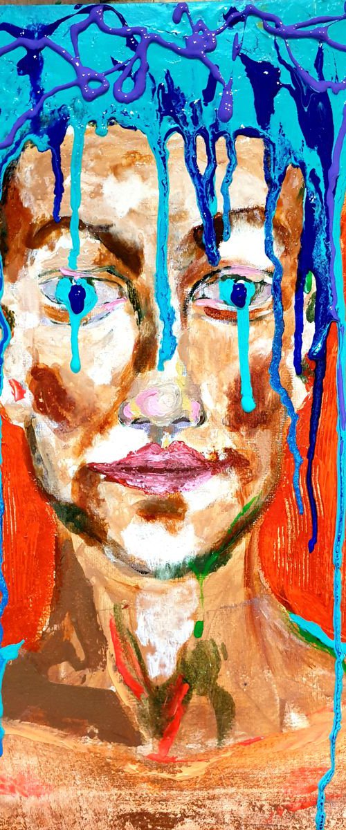 Medusa-like (abstract portrait) by Leezee Lee ( Georgiana L. Nicolae)