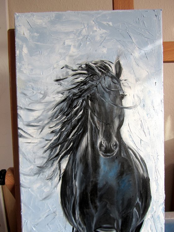 Only Forward. Black Horse