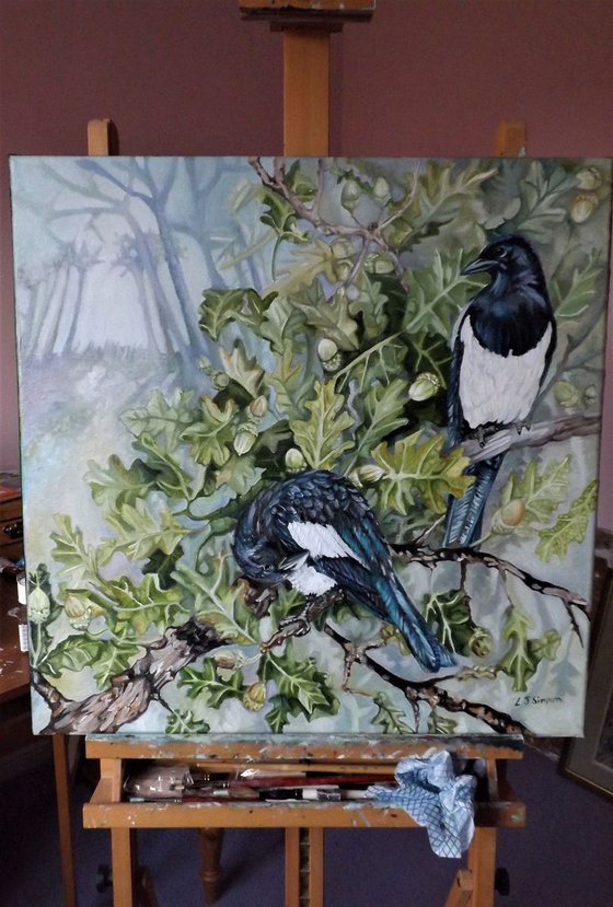 Lucky Magpies-two for joy.