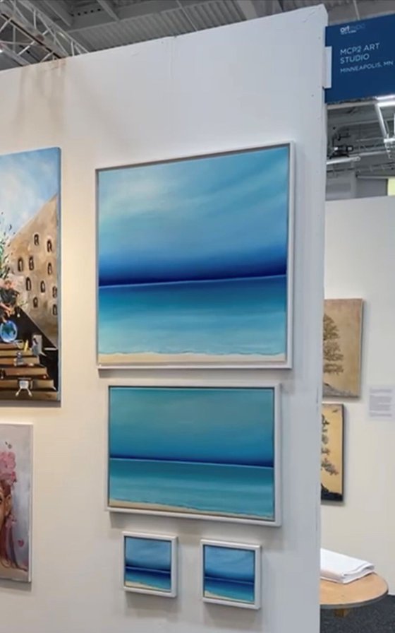 Summer - ocean, waves, skyline