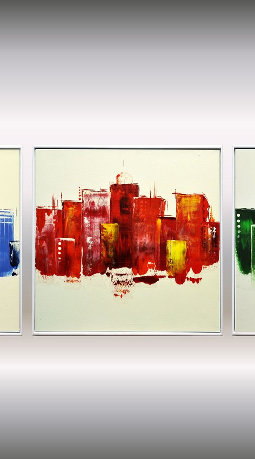 Colorful City II by Edelgard Schroer