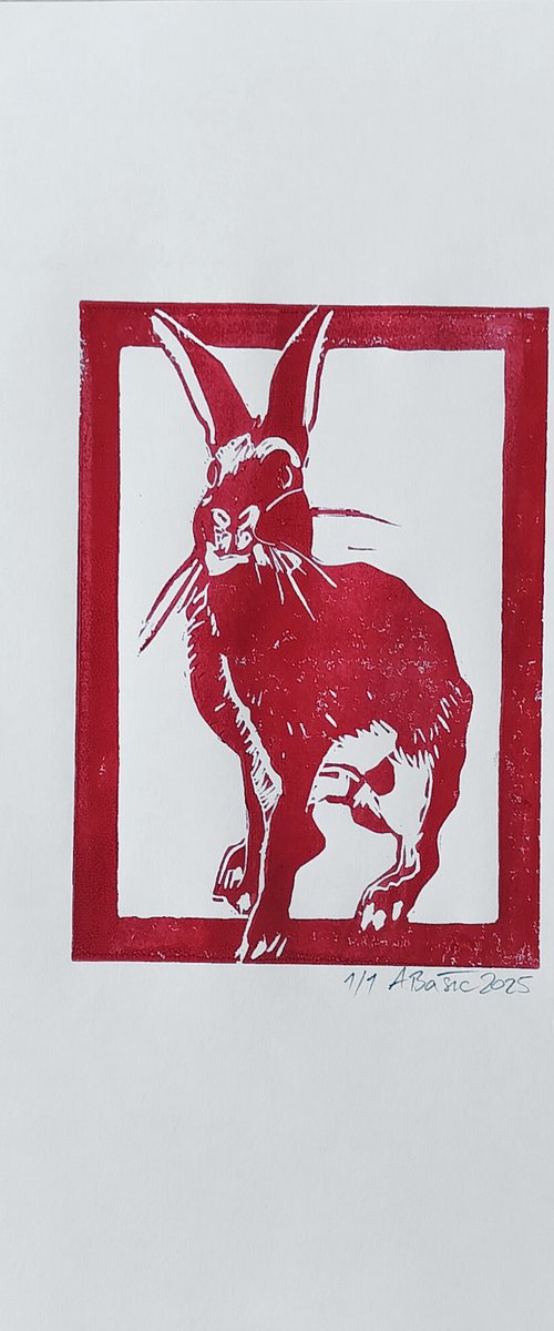 Red Rabbit 1/1 by Aleksandar Bašić
