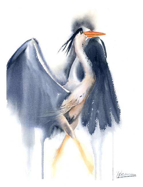 Heron by Olga Shefranov (Tchefranov)