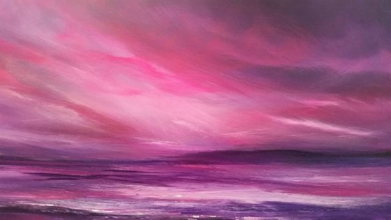 Heavenly Swell - Purple PANORAMIC Seascape