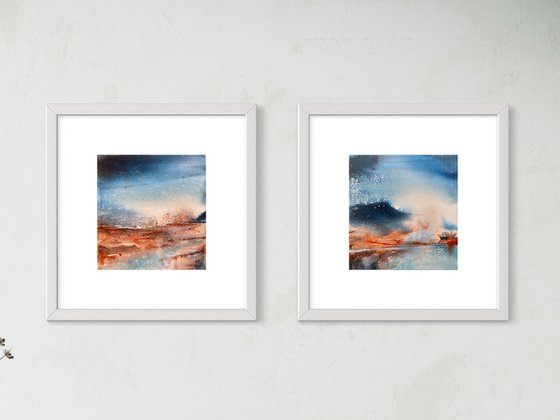Winter Whispers (diptych)