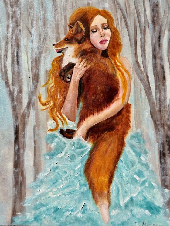 Girl with the fox
