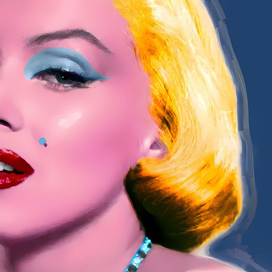 Marilyn Monroe N-27 - Large Pop art Giclée print on Canvas