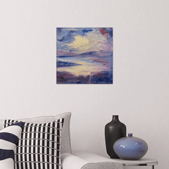 Moment — contemporary landscape with optimistic and positive energy