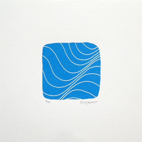 Bright Wave in Blue