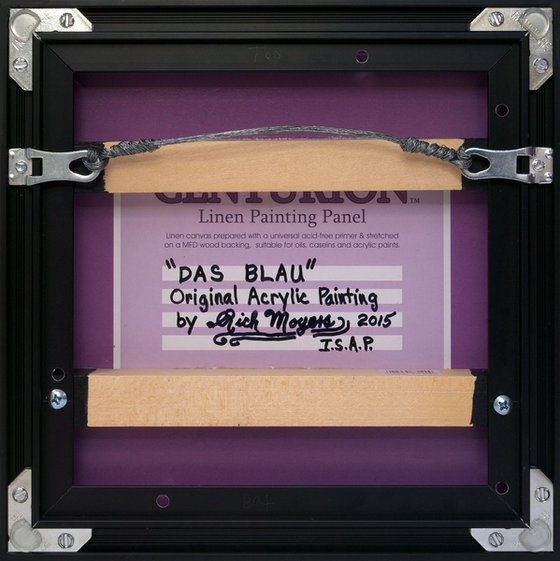 DAS BLAU - Framed Modern / Minimal Painting