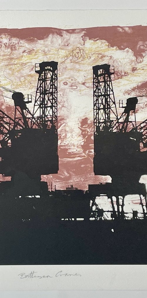 Battersea Cranes by Simon Lawson