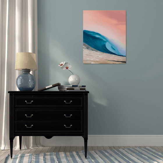 Powerful. Wave painting