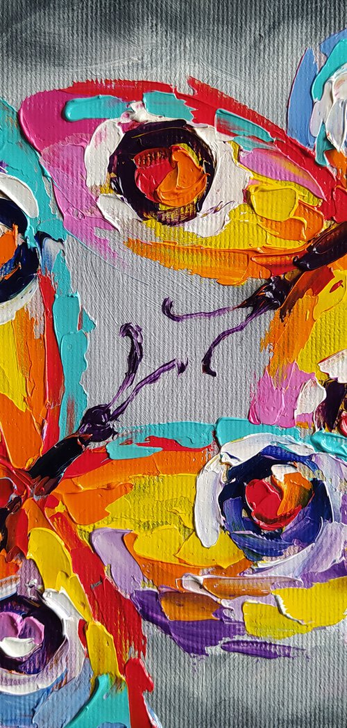 Light touch - butterfly, love, gift for lovers, oil painting, butterfly oil, butterfly art, butterfly in flight, gift, art, insects, by Anastasia Kozorez