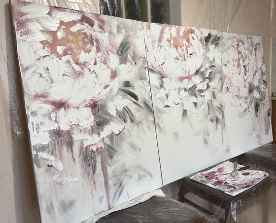 100x240cm. / abstract painting / New life 3 set